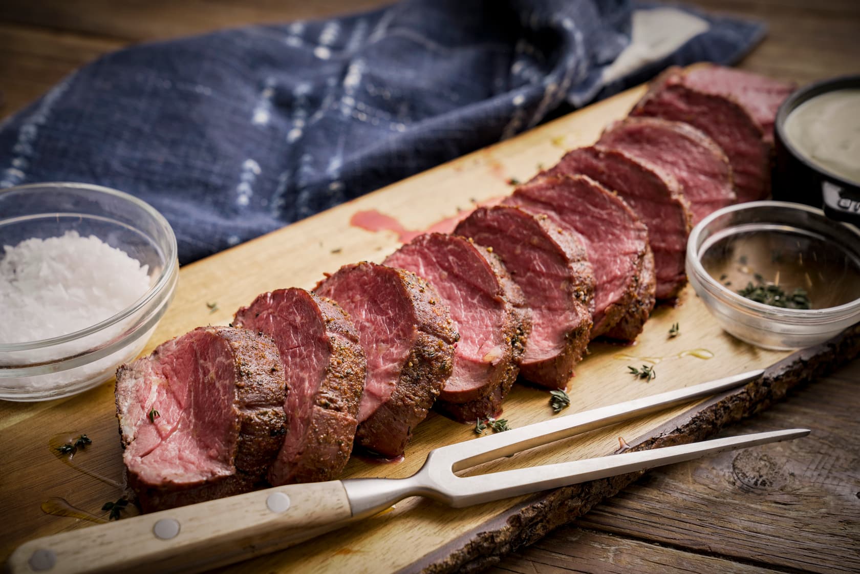 Beef Tenderloin with Mustard Cream Sauce | Traeger Grills