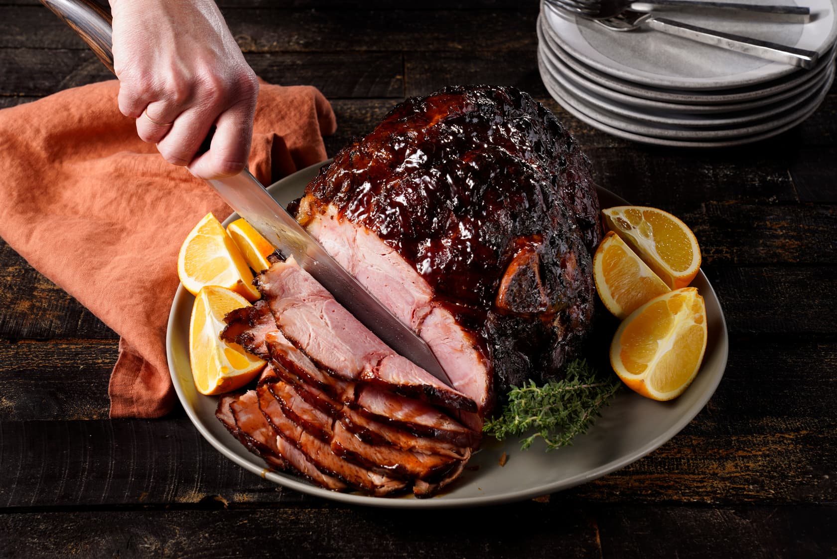 honey-brown-sugar-glazed-ham-recipe-traeger